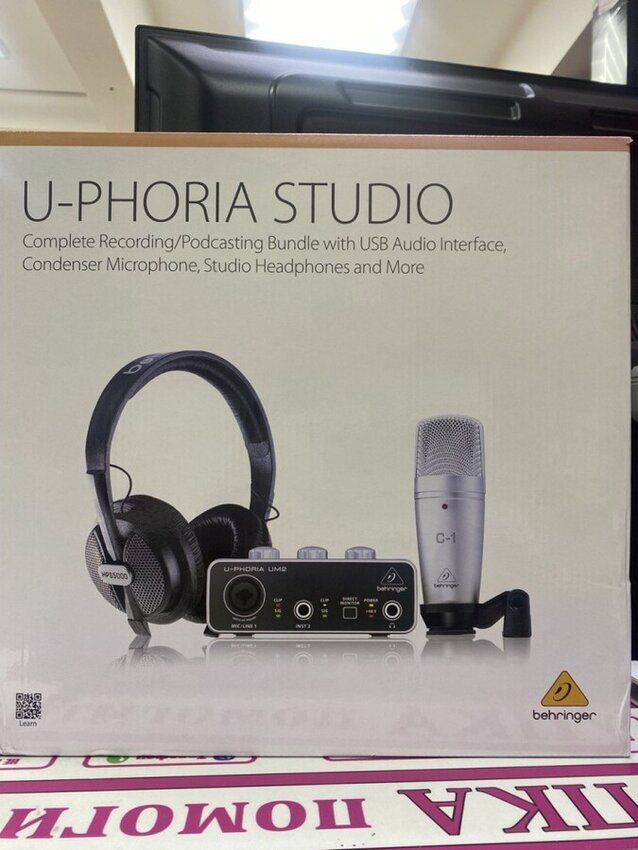 Набор для звукозаписи Behringer U-PHORIA STUDIO