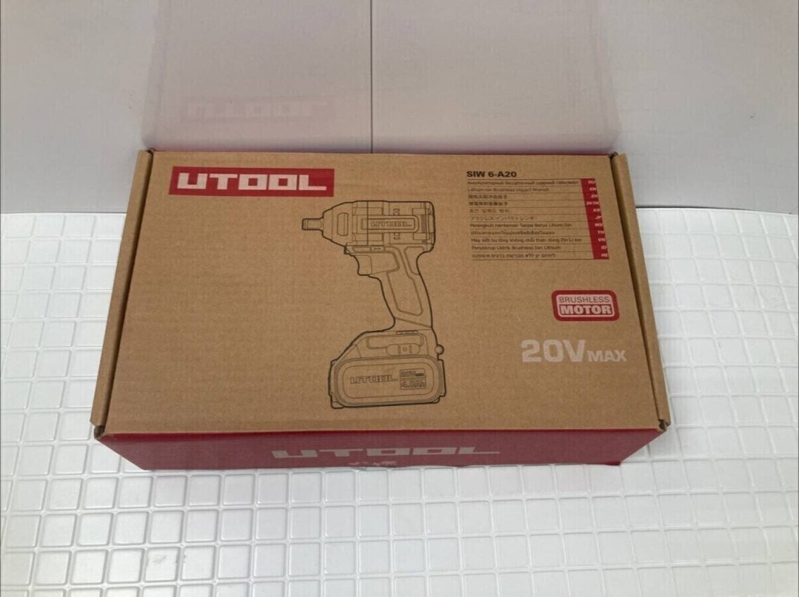 Гайковерт ударный безщеточный utool siw 6-a20