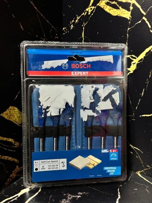 Лепестковые сверла Bosch Expert 6шт