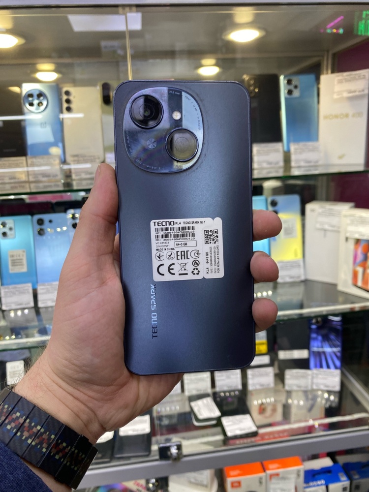 Мобильный телефон Tecno Spark go1 64gb